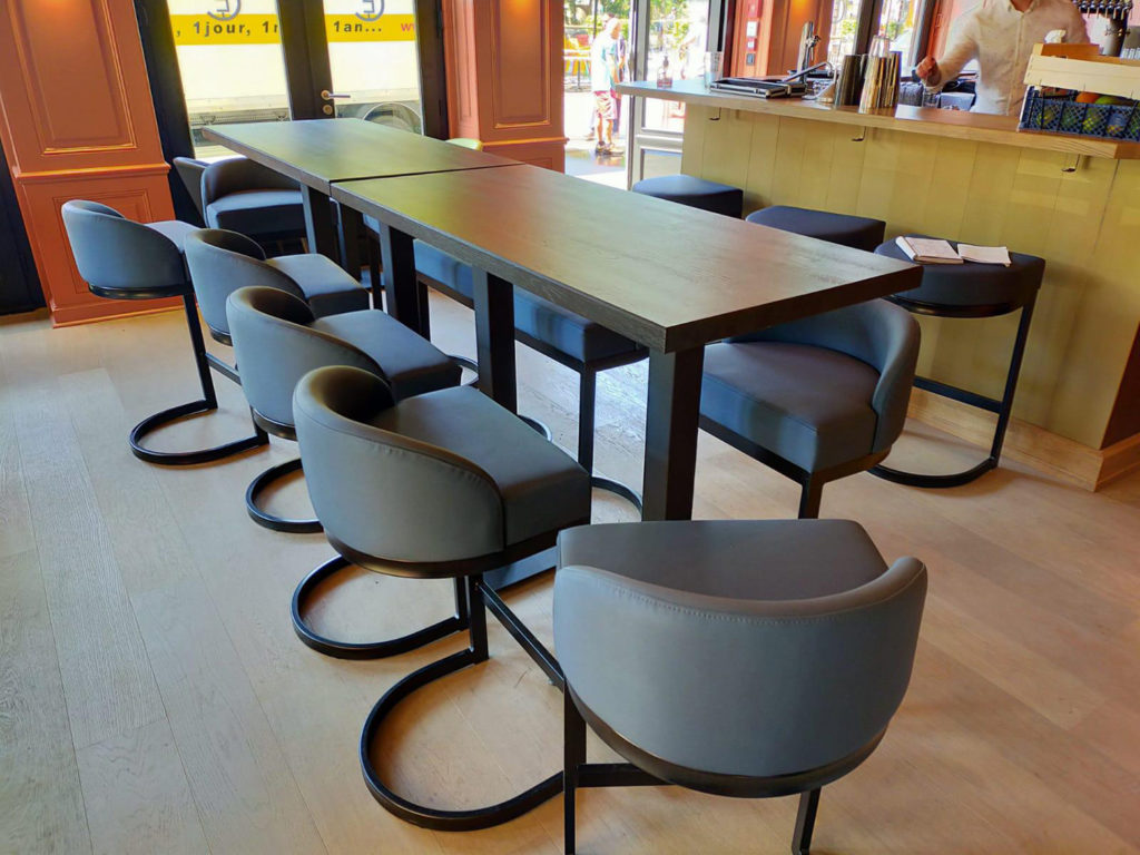 espace Carnot - mobilier restaurant - Sical Creations